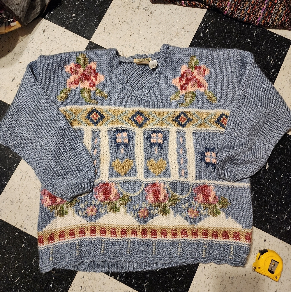 Vintage Hand Knit Plus Preferred Sweater